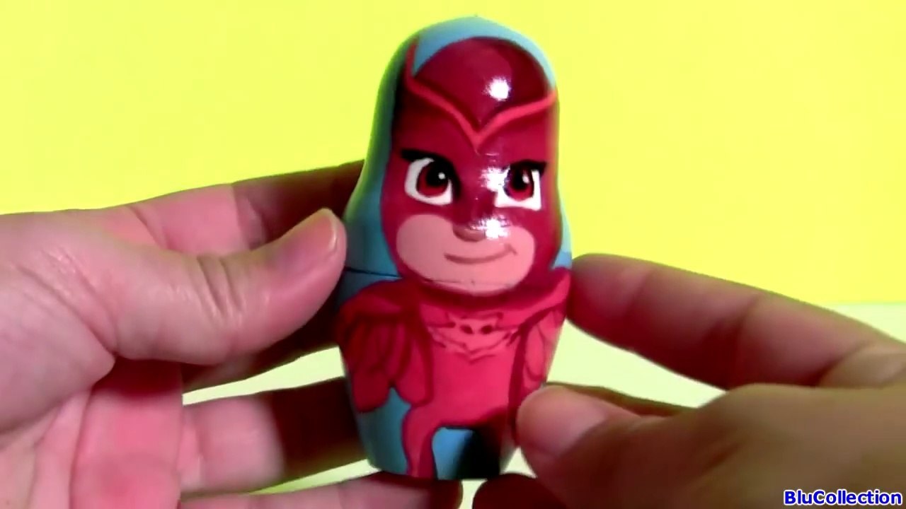 PJ Masks Nesting Toys Surprise Catboy Owlette Gekko Disney PJ Masks Stacking Cups-nb70TI