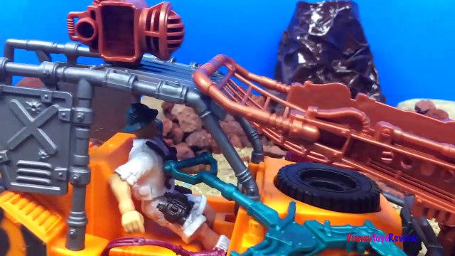 ANIMAL PLANET - DINOSAUR INVASION WITH PARASAUROLOPHUS ORNITHOLESTES JEEP FOSSIL & TRAP - UNBOXING-gXMWH