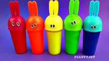 Learn Colors with Slime Bunny Surprise Toys for Kids Donald Duck Lalaloopsy Minions Shopkins-iOGL1Jd