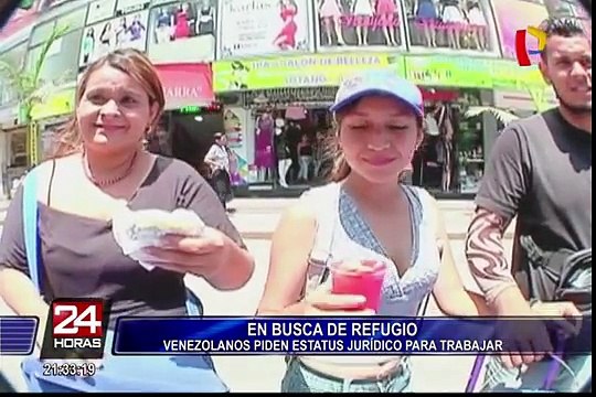 Venezolanos piden estatus jurídico para trabajar en Perú
