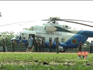 শাল্লায় পৌঁছালেন প্রধানমন্ত্রী শেখ হাসিনা