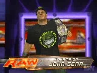 Smackdown vs raw 2008 john cena entrance(ps2)