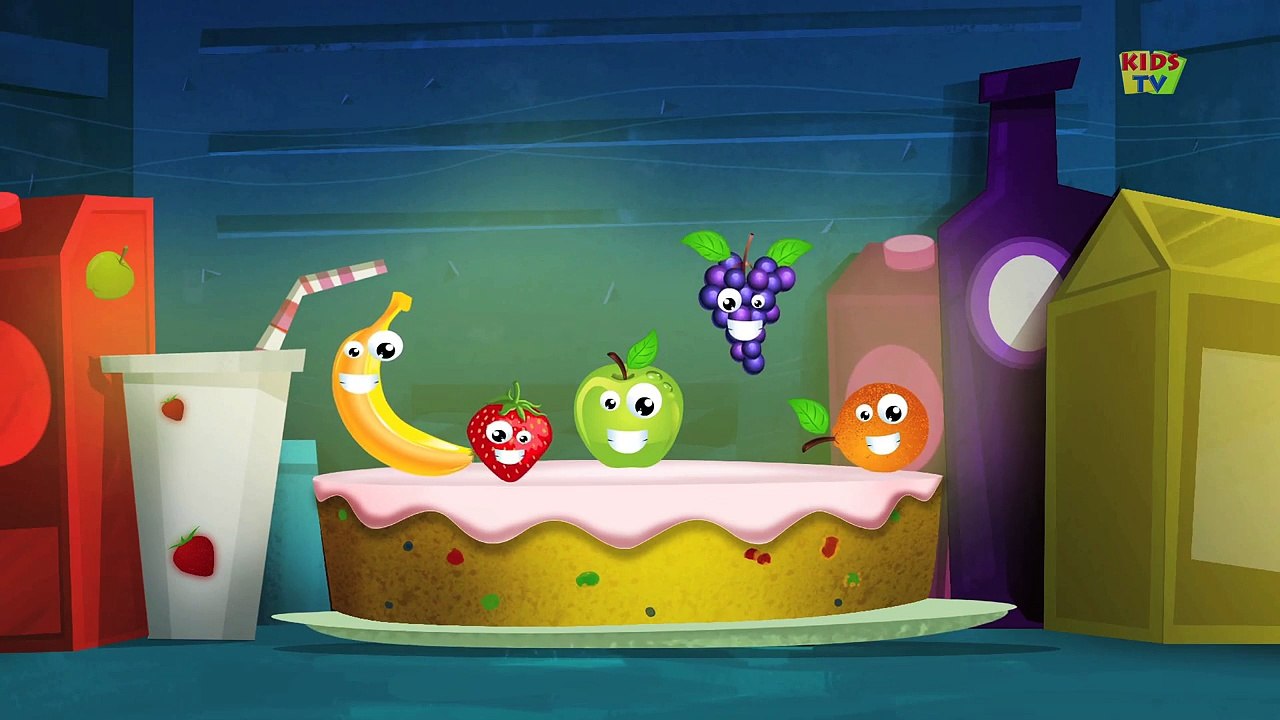 Kids TV Nursery Rhymes - Five Little Fruits Nursery Rhyme Song For Kids