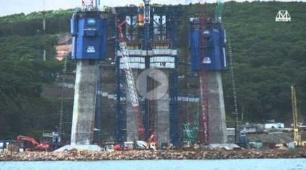 Bridge to Russky Island in Vladivostok