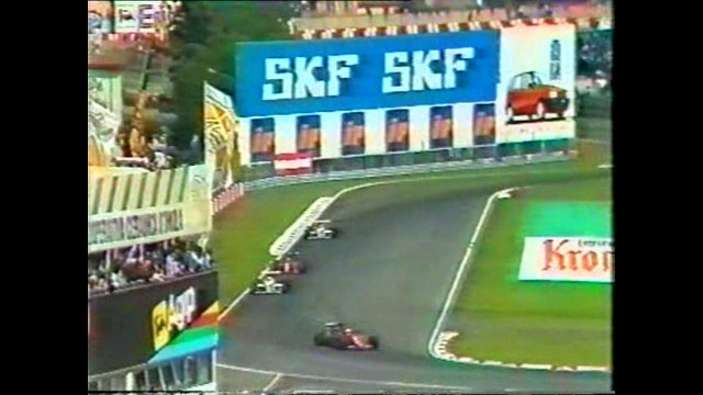 Gerhard Berger - Fiery Crash (Live BBC Commentary)
