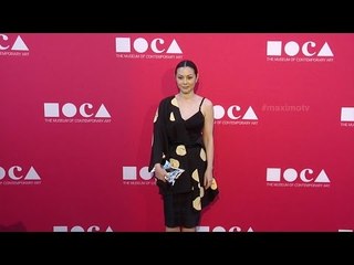 China Chow 2017 MOCA Gala Purple Carpet