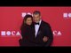 Pierce Brosnan and Keely Shaye Smith 2017 MOCA Gala Purple Carpet