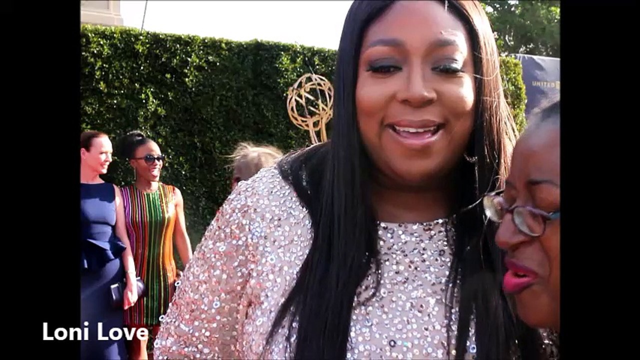 Loni Love of The Real at 2017 Daytime Creative Arts  Emmy Awards