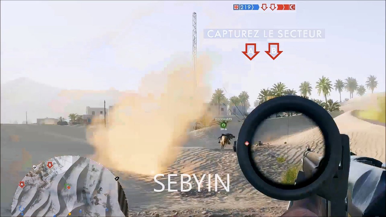 Battlefield 1 meilleur sniper - gameplay #3