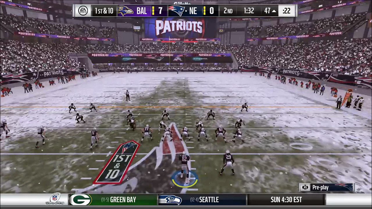 TD Edelman vs Baltimore Madden NFL 17