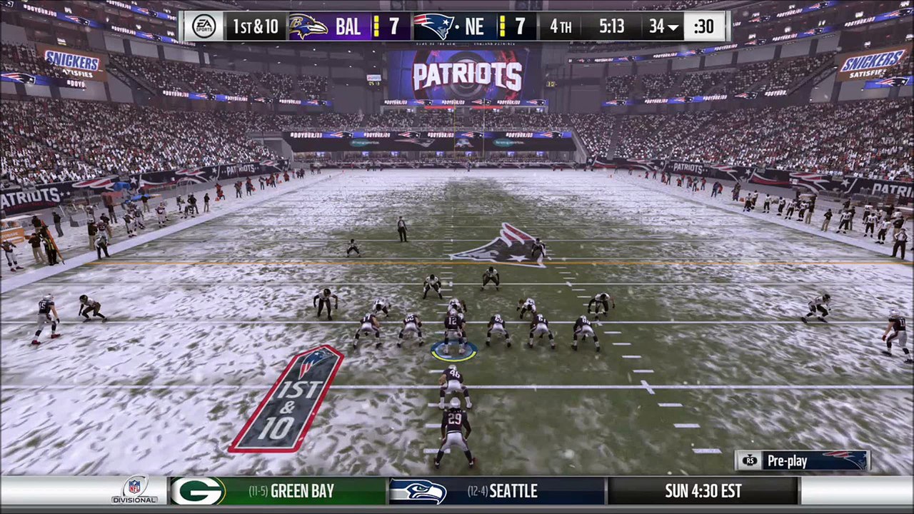 TD Blount vs Baltimore Madden NFL 17