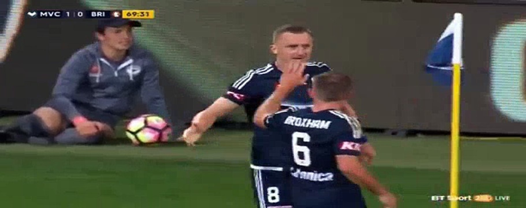 Besart Berisha Goal HD - Melbourne Victory 1-0 Brisbane Roar 30.04.2017