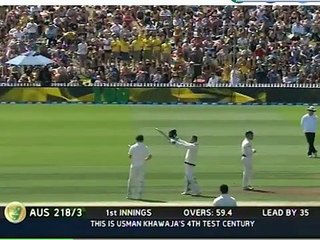 Watch! Usman Khawaja 140 runs highlights vs kiwis In 1st Test 2nd Day 13_02_2016