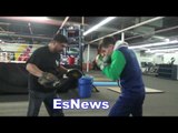 Mick Conlan Working Out On The Mitts - EsNews Boxing