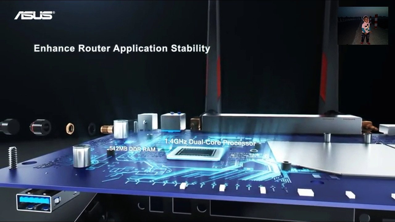 ASUS RT-AC88U Wireless-AC3100 Dual Band Gigabit Router