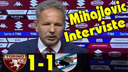 Torino-Sampdoria 1 - 1 Mihajlovic,Giampaolo,Silvestre,Iturbe.Interviste Rai post 29.04.2017 HD