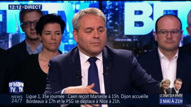 Xavier Bertrand dénonce des petits arrangements entre Nicolas Dupont-Aignan et Marine Le Pen