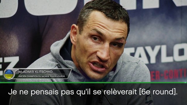 Poids lourds - Klitschko : ''Je ne pensais pas qu’il se relèverait''