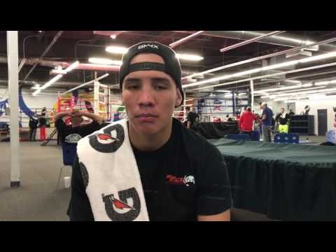 BOXING CHAMP OSCAR VALDEZ ON FIGHTING LOMACHENKO - ESNEWS BOXING