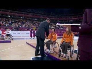 Wheelchair Basketball - Women's Victory Ceremony  - 2012 London Paralympic Games