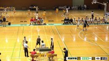 福岡第一vs尽誠学園(Q4)高校バスケ 2017 KAZUCUP 決勝リーグ戦