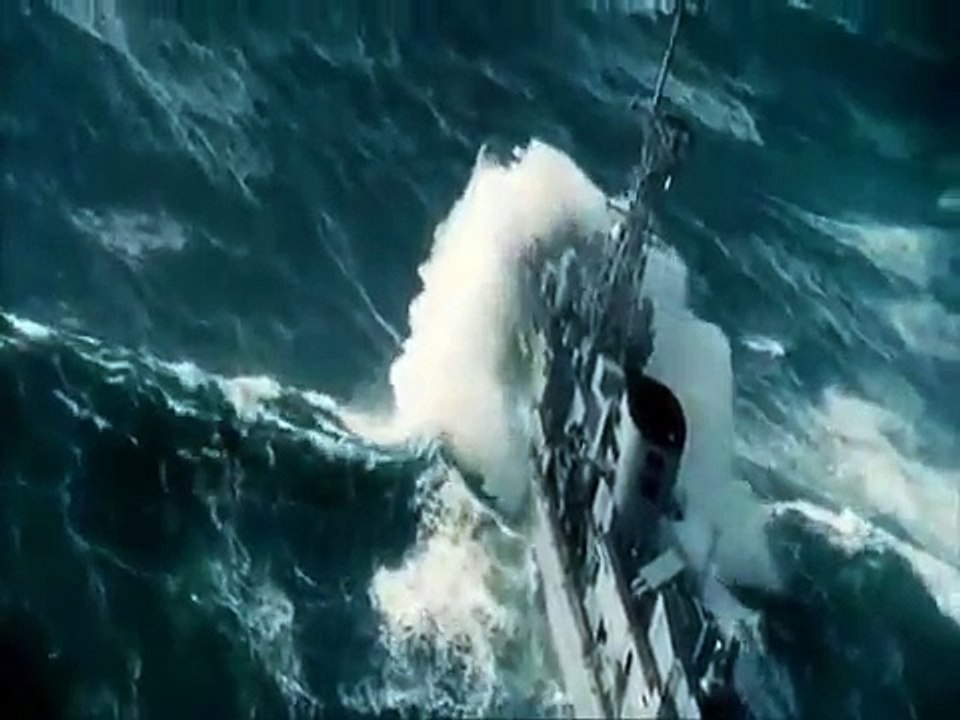 Ship in storm, Angry sea video, heavy winds and waves