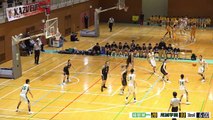 福岡第一vs尽誠学園(Q2)高校バスケ 2017 KAZUCUP 決勝リーグ戦