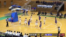 東京成徳vs八雲学園(Q2)高校バスケ 2017 関東新人戦女子決勝