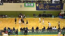 市立船橋vs幕張総合(Q1)高校バスケ 2017 千葉県新人戦準決勝
