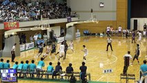 岩手vs京都(Q1)高校バスケ 2016 いわて国体少年男子準決勝
