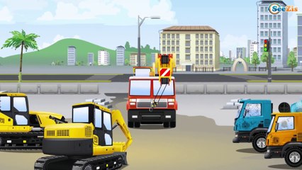 Le Camion Curieux Voitures de Сonstruction - Vidéo éducative Pour Enfants