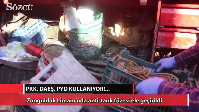 Zonguldak Limanı’nda anti-tank füzesi ele geçirildi