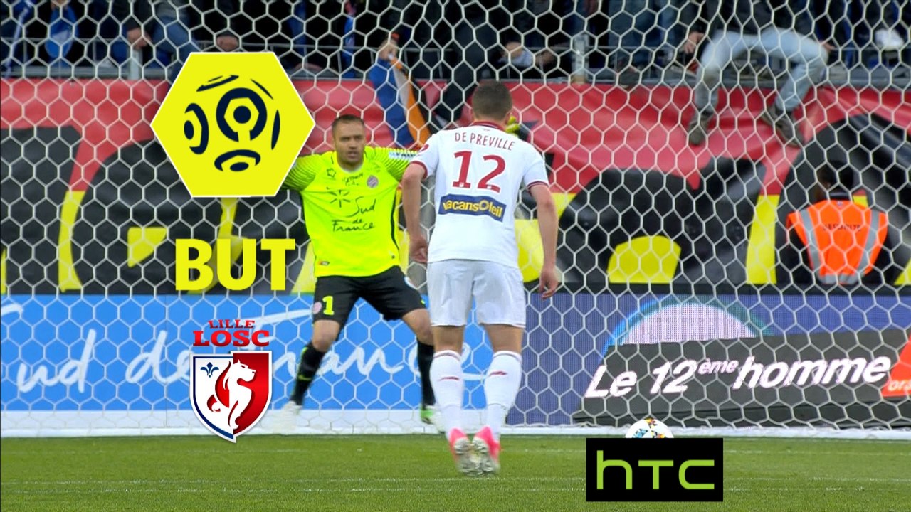 But Nicolas DE PREVILLE (13ème pen) / Montpellier Hérault SC - LOSC - (0-3) - (MHSC-LOSC) / 2016-17