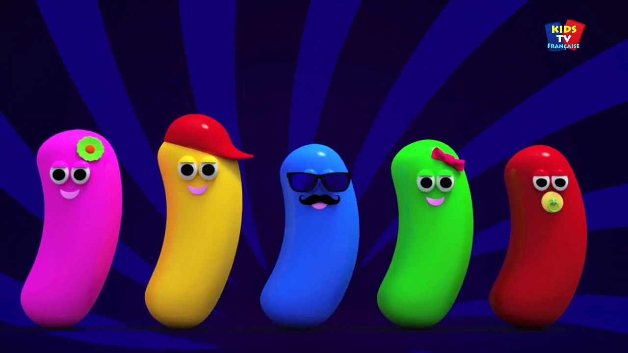Jelly bean finger famille _ Musique pour enfants _ Rhyme pour bébé _ Jelly Bean Finger