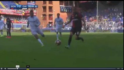 Fabio Depaoli Red Card -  Genoa vs Chievo Verona  1-2  30.04.2017 (HD)