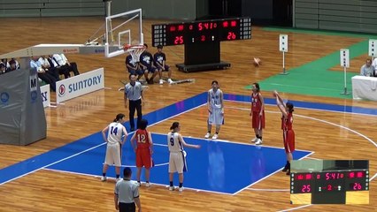 山形vs愛媛(2Q) 2015 わかやま国体 成年女子バスケ決勝