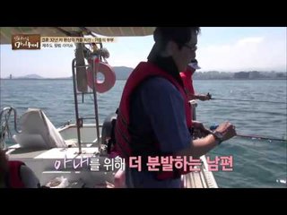 최란, 바다에서 막 잡은 생선 회 먹방! [마이웨이] 10회 20160825