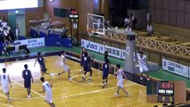 京都vs愛知(1Q)高校バスケ 2015 わかやま国体少年男子バスケ準々決勝