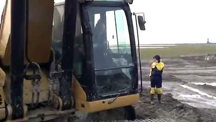 How to get rid of you when trapped under a mud hole