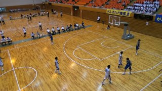 群馬vs茨城(2Q 5:44まで)高校バスケ 2015 関東ミニ国体 少年男子準決勝