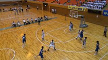 群馬vs茨城(3Q)高校バスケ 2015 関東ミニ国体 少年男子準決勝