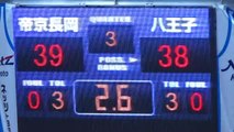 帝京長岡vs八王子(3Q)高校バスケ 2015 インターハイ準々決勝