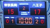 帝京長岡vs八王子(2Q)高校バスケ 2015 インターハイ準々決勝