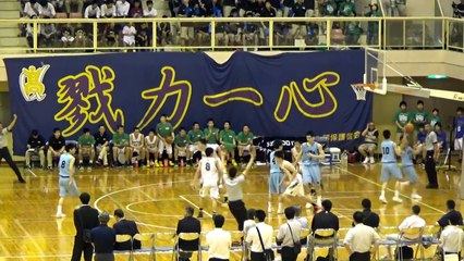 市立船橋vs土浦日大(4Q)高校バスケ 2015 関東大会準決勝