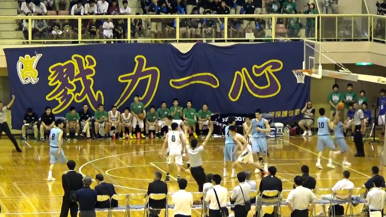 市立船橋vs土浦日大(4Q)高校バスケ 2015 関東大会準決勝