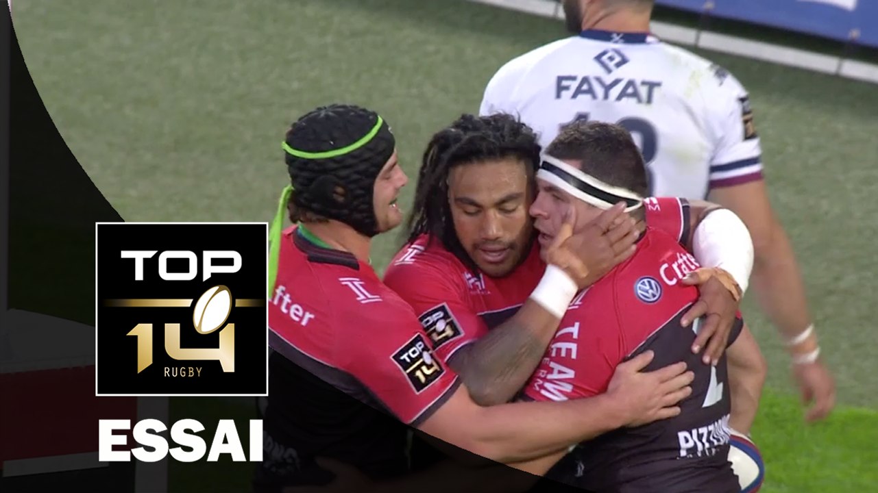 TOP 14 ‐ Essai Guilhem GUIRADO (TLN) – Bordeaux-Bègles - Toulon – J25 – Saison 2016/2017