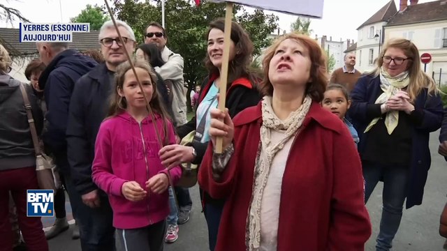 Dupont trahison : les habitants de Yerres protestent contre le ralliement de leur maire à Marine Le Pen