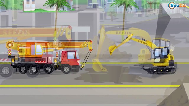 Monstruo de Camiones | Vídeo de miedo para niños | Dibujo animado de camiones