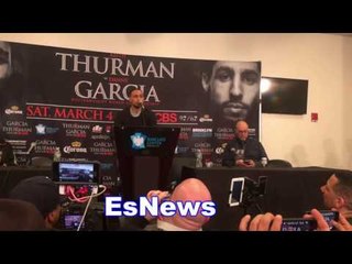Keith Thurman Breaks Down Win Over Garcia - Gives Danny Props EsNews Boxing