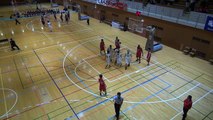 市立船橋vs開志国際(1Q)高校バスケ 2015 KAZU CUP